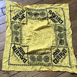 Jose Cuervo Tequila Bandana Handkerchief Yellow